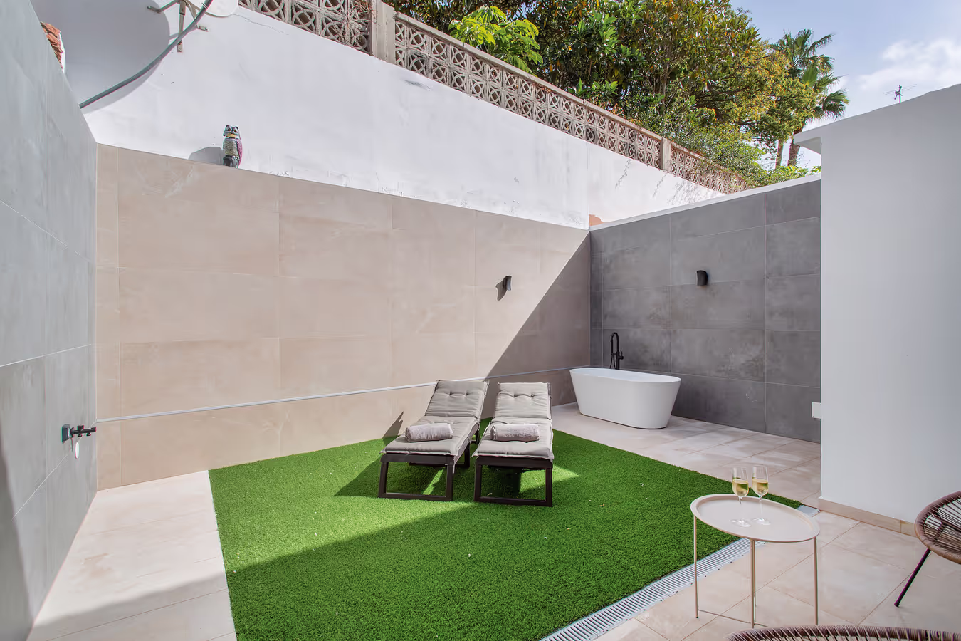 Detalle interior del apartamento en Odi Suite Home